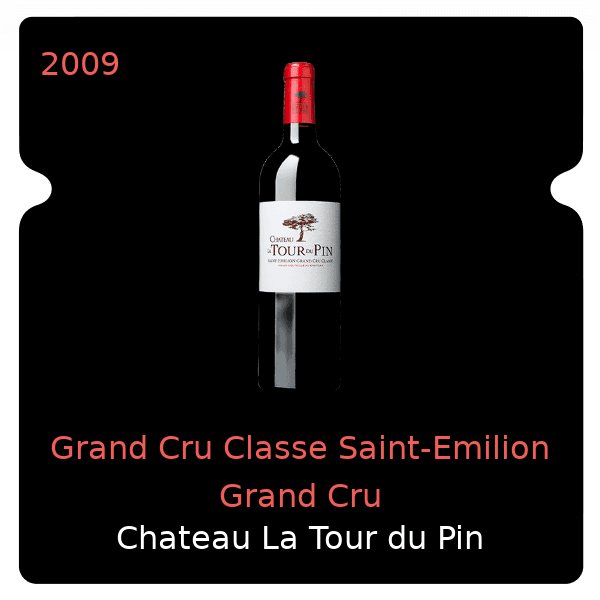 Tour du Pin Grand Cru Classe Saint-Emilion Grand Cru 2009