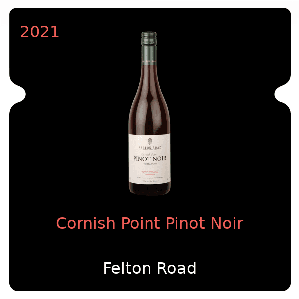 Felton Road Cornish Point Pinot Noir 2021