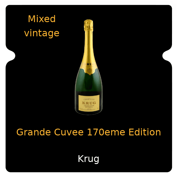 Krug Grande Cuvee 170eme Edition Mixed Vintage