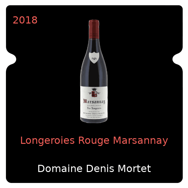 Denis Mortet Longeroies Rouge Marsannay 2018