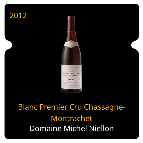 Michel Niellon Blanc Premier Cru Chassagne-Montrachet 2012