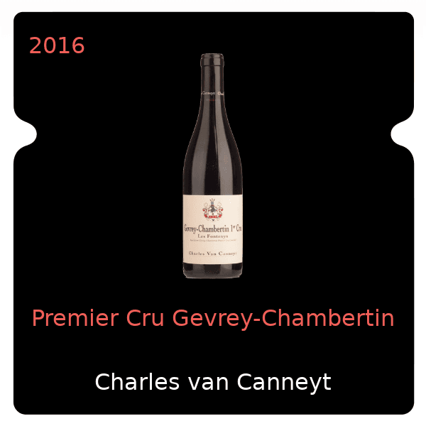 Charles van Canneyt Premier Cru Gevrey-Chambertin 2016