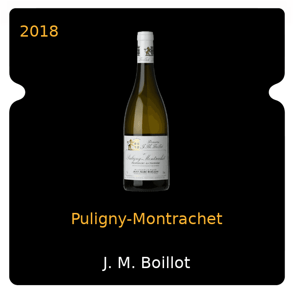 J. M. Boillot Puligny-Montrachet 2018