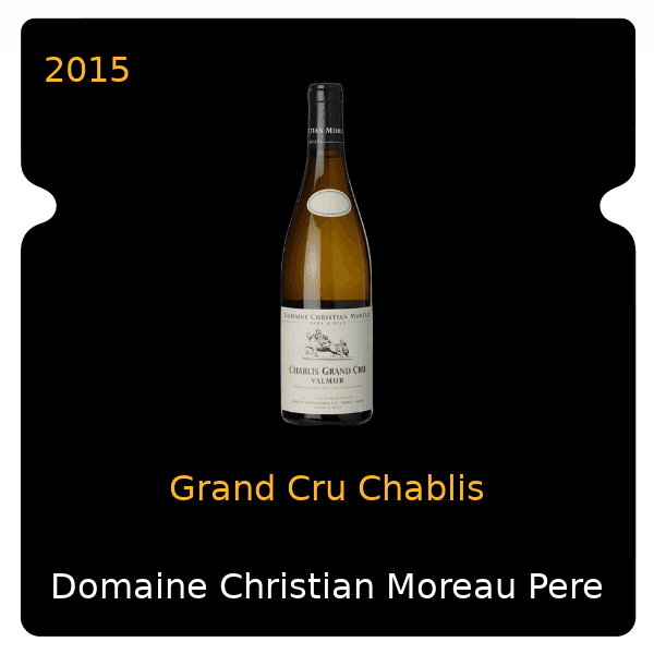 Christian Moreau Pere & Fils Grand Cru Chablis 2015