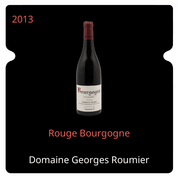 Georges Roumier Rouge Bourgogne 2013