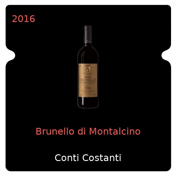 Conti Costanti Brunello di Montalcino 2016