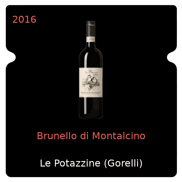 Potazzine (Gorelli) Brunello di Montalcino 2016
