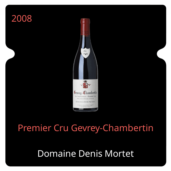 Denis Mortet Premier Cru Gevrey-Chambertin 2008