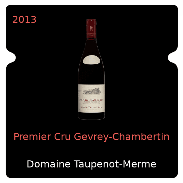 Taupenot Merme Premier Cru Gevrey-Chambertin 2013