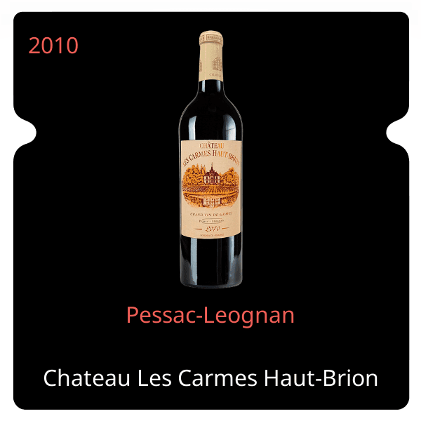 Carmes Haut-Brion Pessac-Leognan 2010