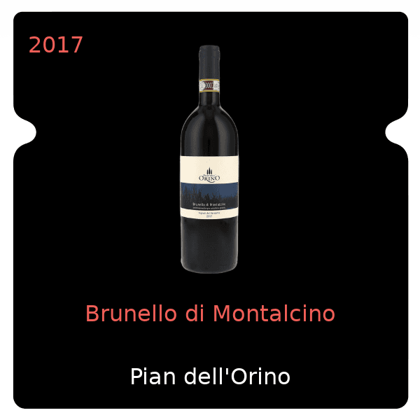Pian dell'Orino Brunello di Montalcino 2017