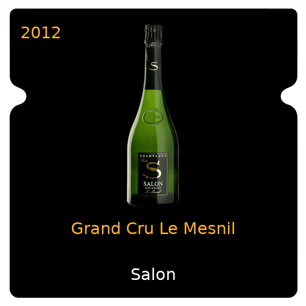 Salon Grand Cru Le Mesnil 2012