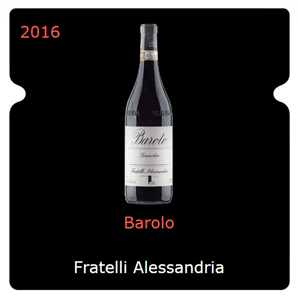 Fratelli Alessandria Barolo 2016