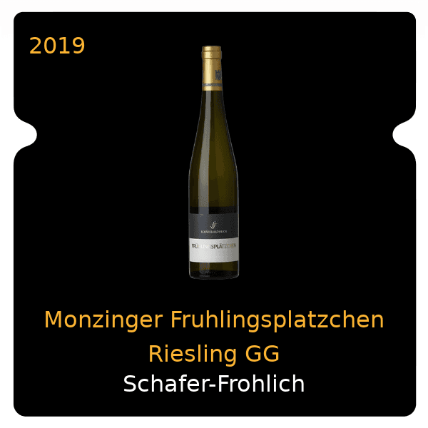 Schafer-Frohlich Monzinger Fruhlingsplatzchen Riesling GG 2019