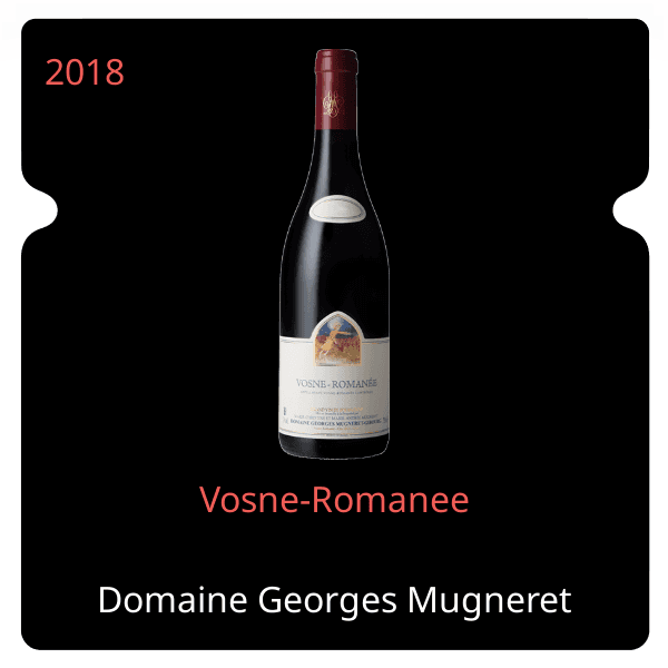 Georges Mugneret Gibourg Vosne-Romanee 2018