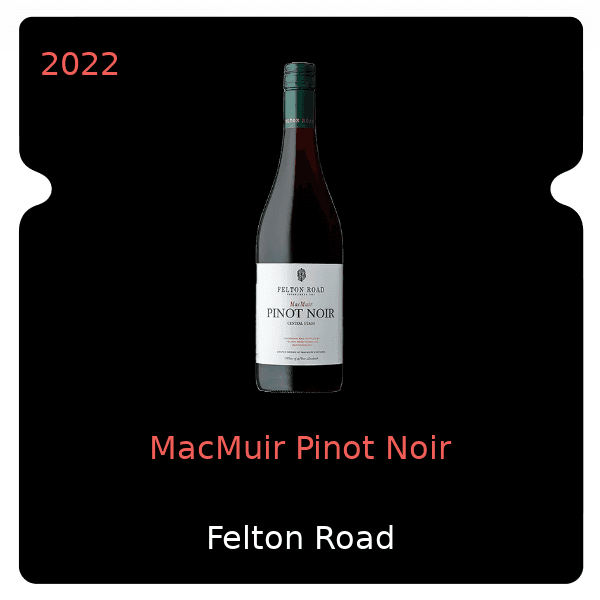 Felton Road MacMuir Pinot Noir 2022