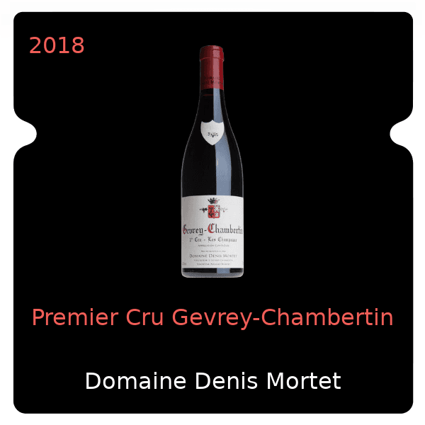 Denis Mortet Premier Cru Gevrey-Chambertin 2018