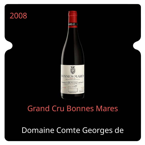 Comte Georges de Vogue Grand Cru Bonnes Mares 2008