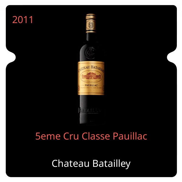 Batailley 5eme Cru Classe Pauillac 2011