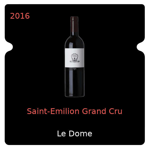 Dome Saint-Emilion Grand Cru 2016