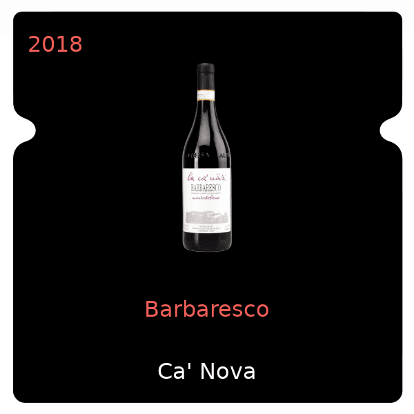 Ca' Nova Barbaresco 2018