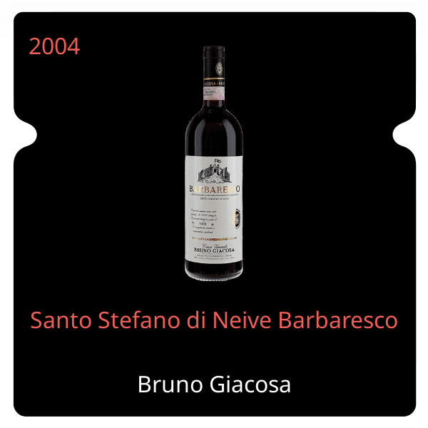 Bruno Giacosa Santo Stefano di Neive Barbaresco 2004