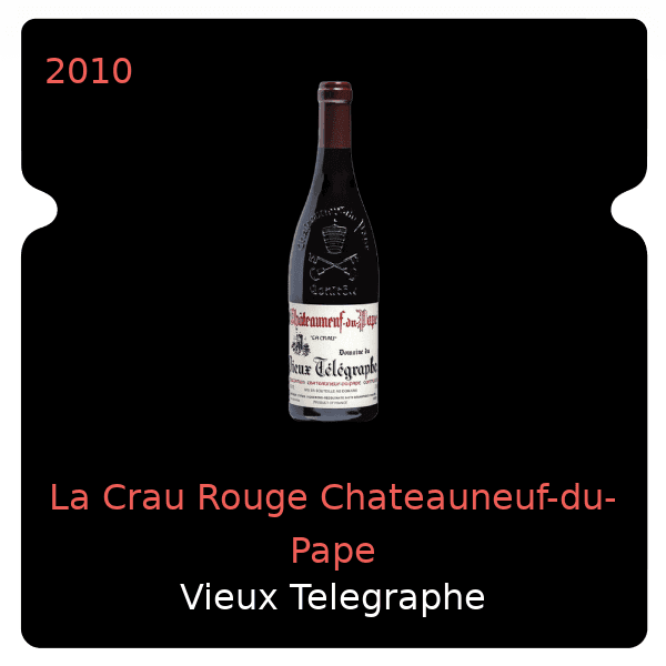 Vieux Telegraphe La Crau Rouge Chateauneuf-du-Pape 2010