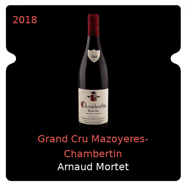 Arnaud Mortet Grand Cru Mazoyeres-Chambertin 2018