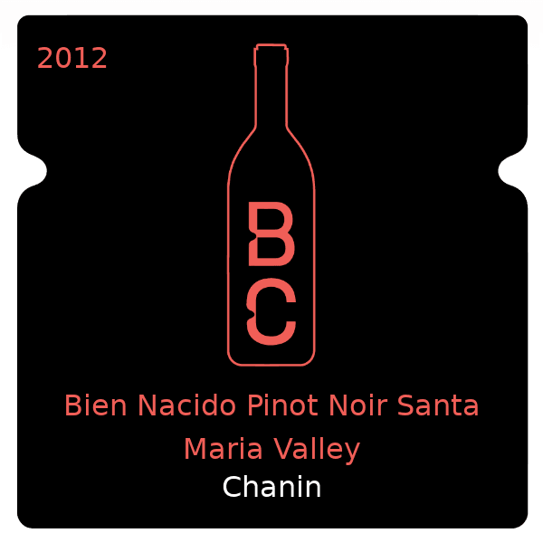Chanin Bien Nacido Pinot Noir Santa Maria Valley 2012