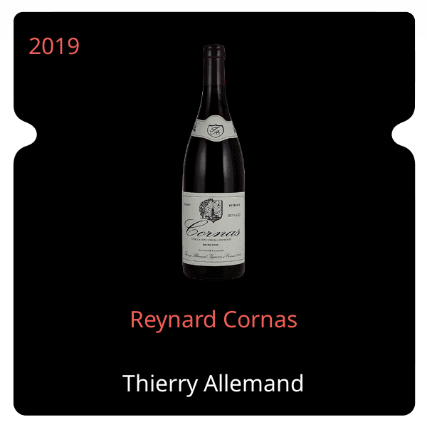 Thierry Allemand Reynard Cornas 2019