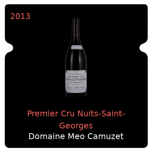 Meo Camuzet Premier Cru Nuits-Saint-Georges 2013
