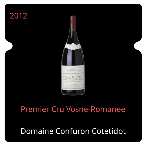 Confuron Cotetidot Premier Cru Vosne-Romanee 2012