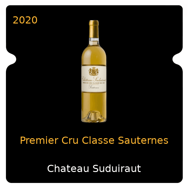 Suduiraut Premier Cru Classe Sauternes 2020