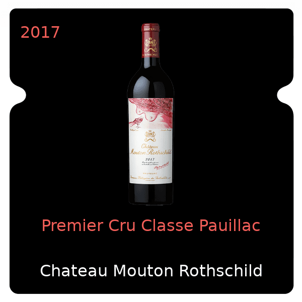 Mouton Rothschild Premier Cru Classe Pauillac 2017