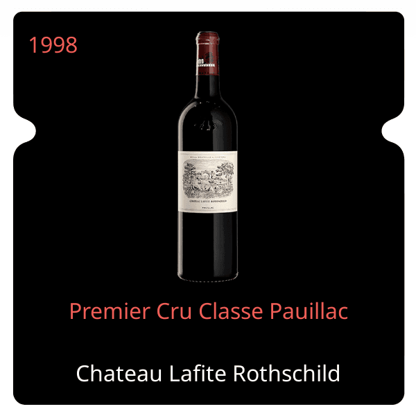 Lafite Rothschild Premier Cru Classe Pauillac 1998