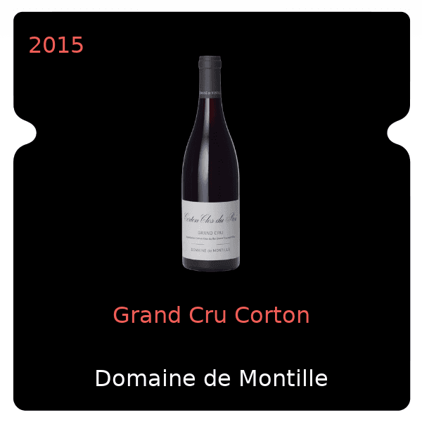 Montille Grand Cru Corton 2015