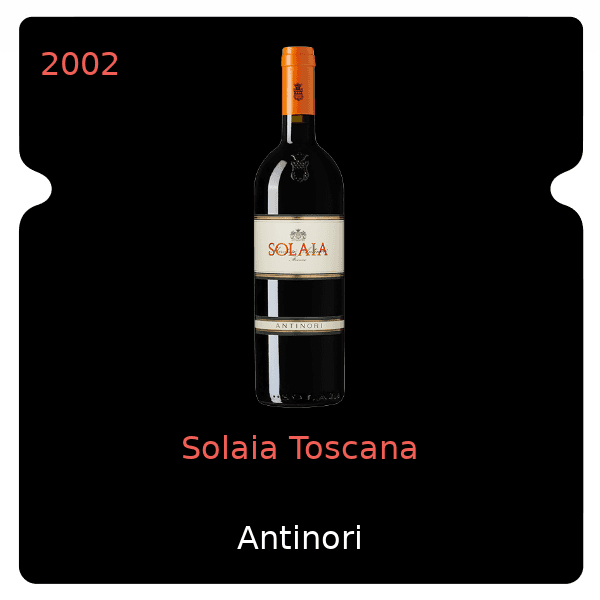 Antinori Solaia Toscana 2002