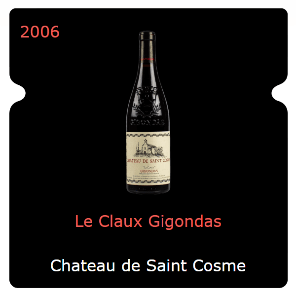 Saint Cosme Le Claux Gigondas 2006