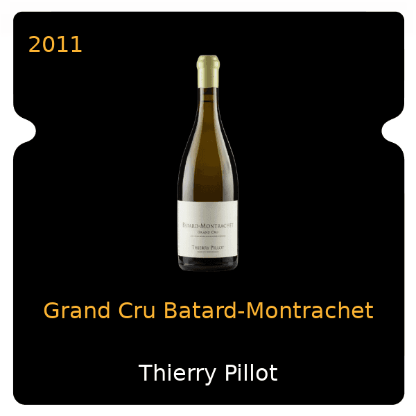 Thierry Pillot Grand Cru Batard-Montrachet 2011