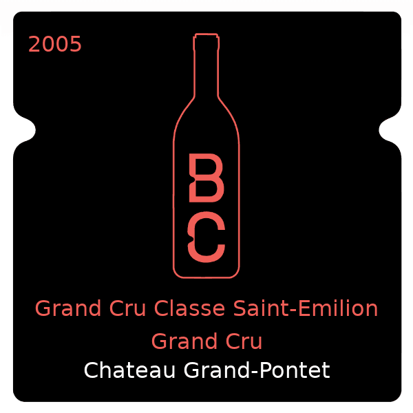 Pontet-Canet Grand Cru Classe Saint-Emilion Grand Cru 2005