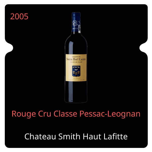 Smith Haut Lafitte Rouge Cru Classe Pessac-Leognan 2005