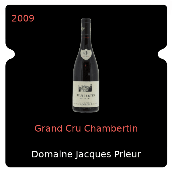 Jacques Prieur Grand Cru Chambertin 2009