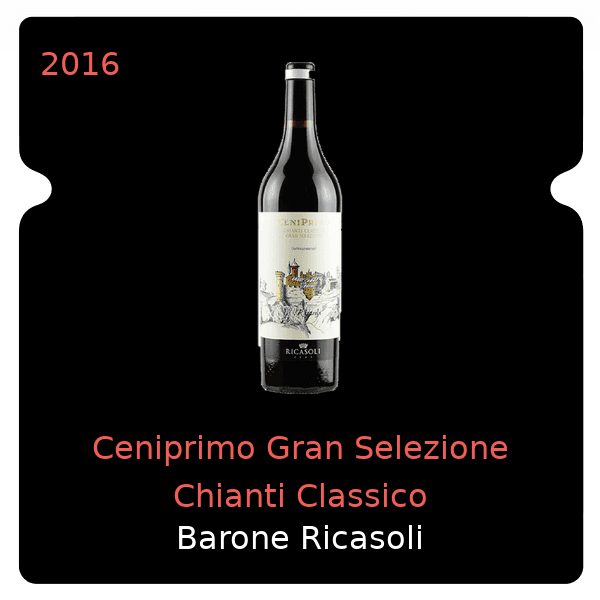 Ricasoli Ceniprimo Gran Selezione Chianti Classico 2016