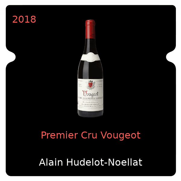 Alain Hudelot-Noellat Premier Cru Vougeot 2018
