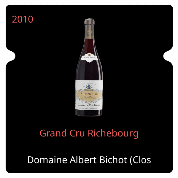 Albert Bichot (Clos Frantin) Grand Cru Richebourg 2010