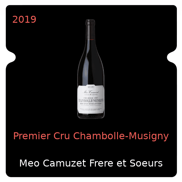 Meo Camuzet Frere et Soeurs Premier Cru Chambolle-Musigny 2019