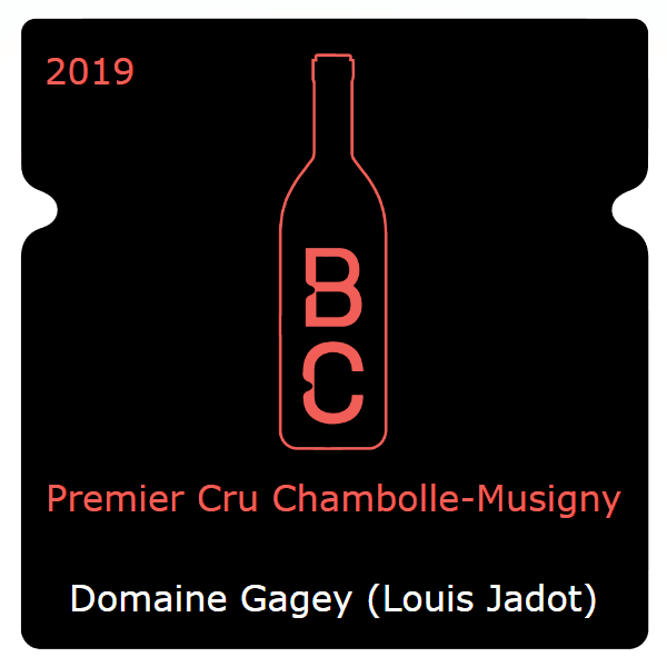 Andre Gagey (Louis Jadot) Premier Cru Chambolle-Musigny 2019