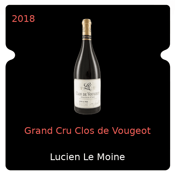 Lucien Le Moine Grand Cru Clos de Vougeot 2018