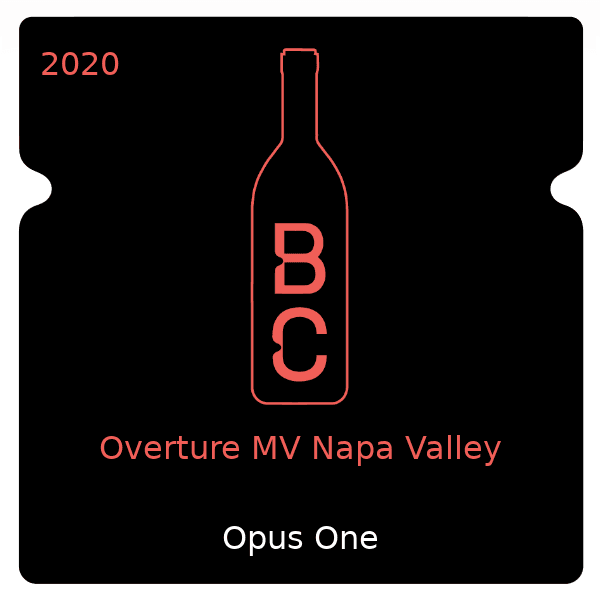 Opus One Overture MV Napa Valley 2020