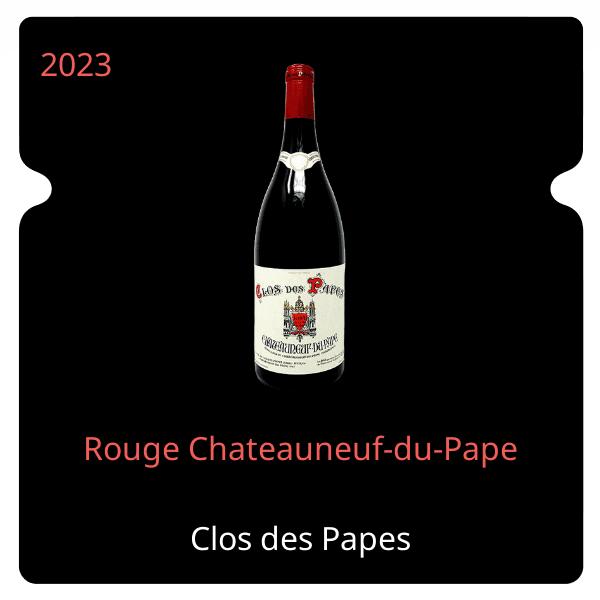 Papes Rouge Chateauneuf-du-Pape 2023